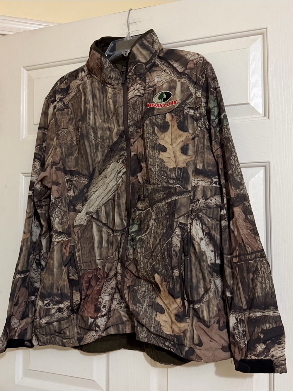 Mossy Oak Break Up Infinity Real Tree Camo Soft Shell Jacket Brown Men's Large L